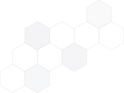 outlined hex background
